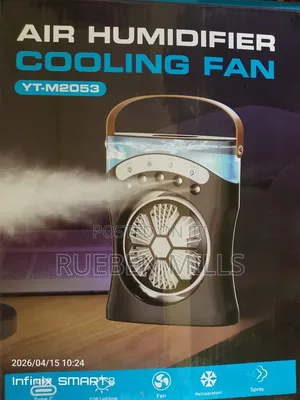 Desktop Rechargeable Spray Mist Humidifier Cooling Fan