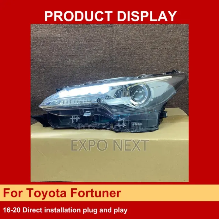 Toyota Fortuner 2016-2020 Led Headlight Light Plug and Play Pair