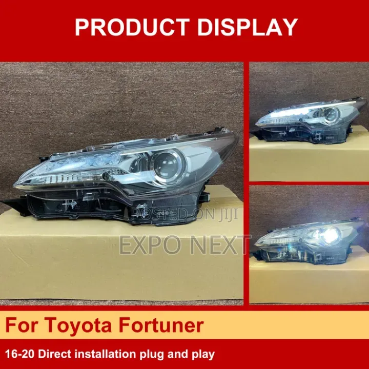 Toyota Fortuner 2016-2020 Led Headlight Light Plug and Play Pair