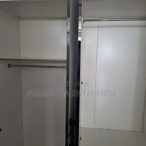 High Gloss 4 Door Double Wardrobe 160x55x200cm a-17