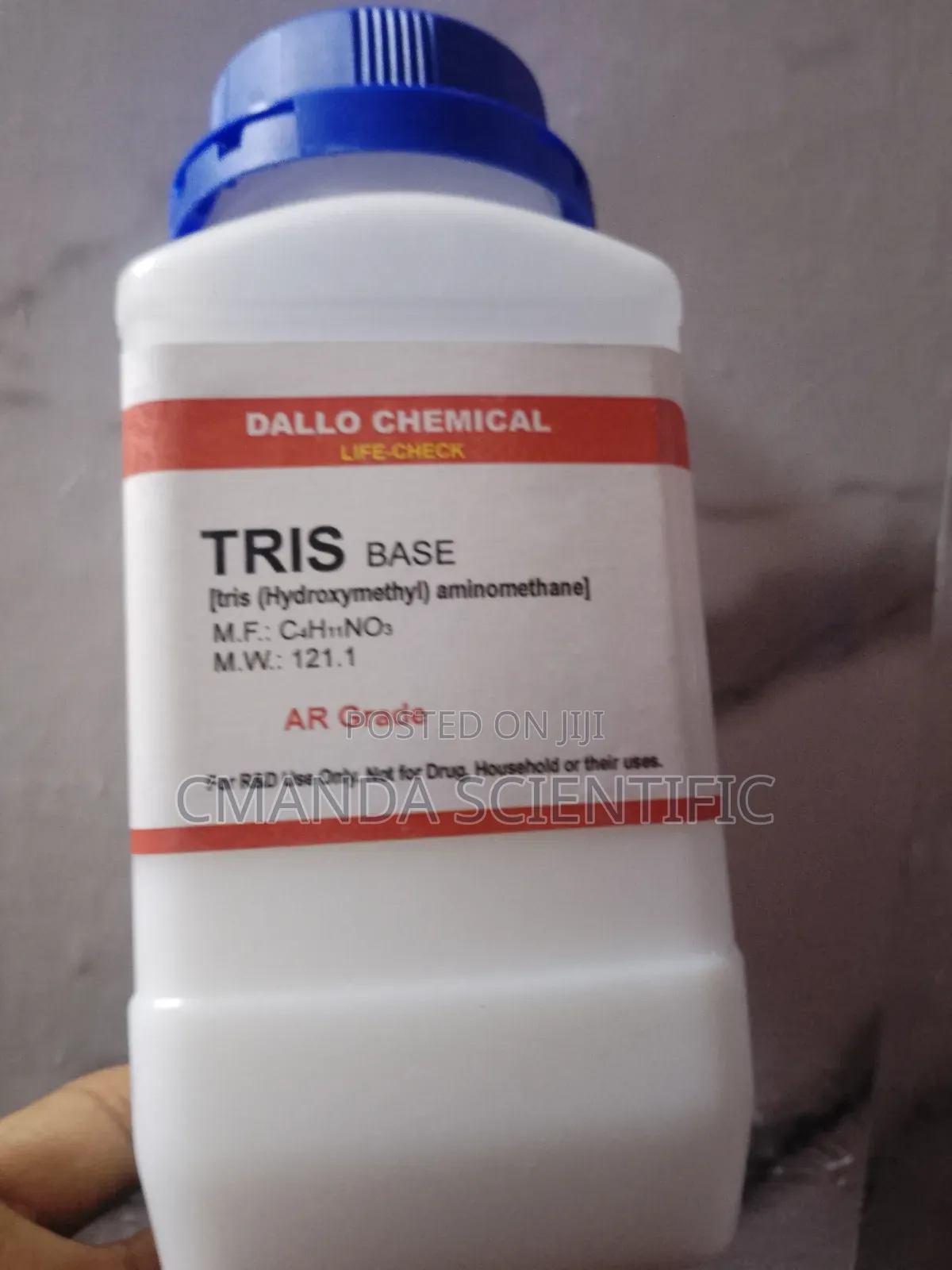 Tris Base (Tris(Hydroxy Methyl)Aminomethane)C4h11no3 500g