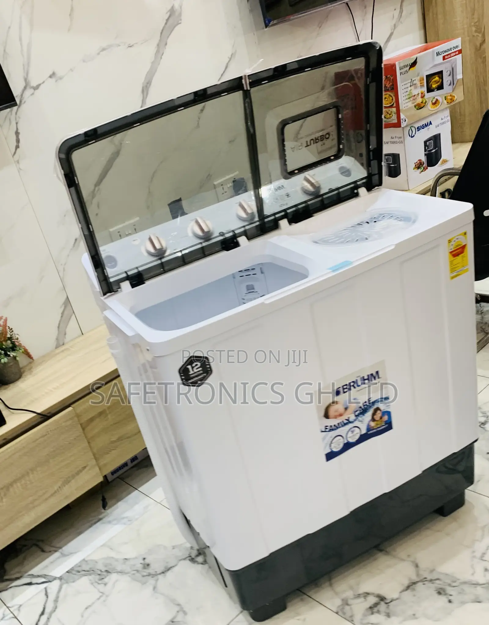 Get Perfect Bruhm 12kg Semi-Automatic Top Load Washing Machine