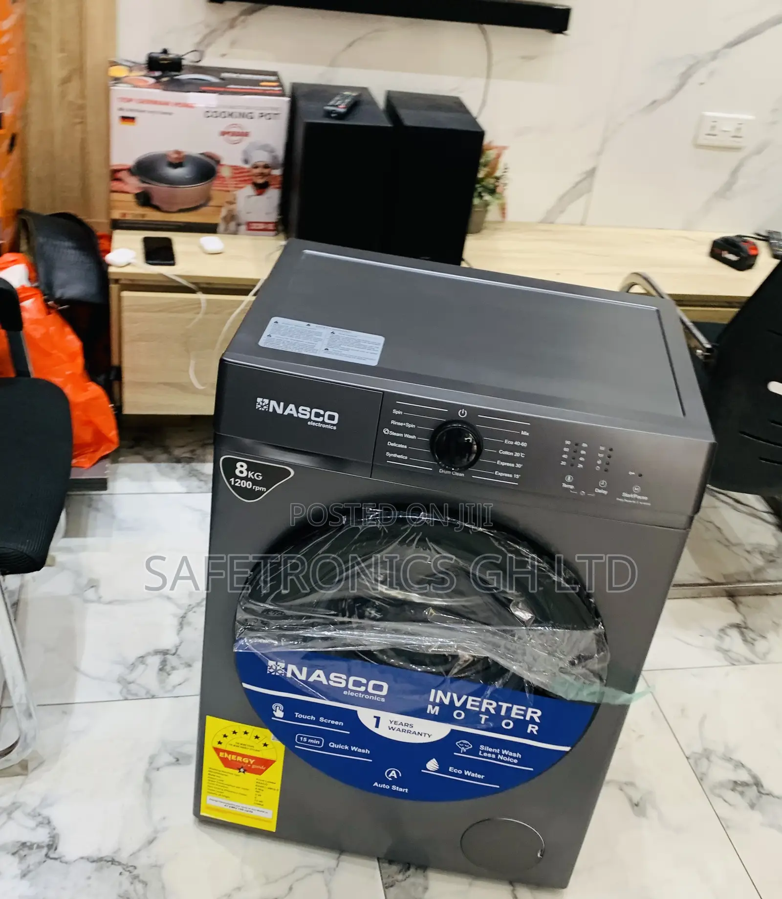 Most Authentic Nasco 8kg Frontload Washing Machine