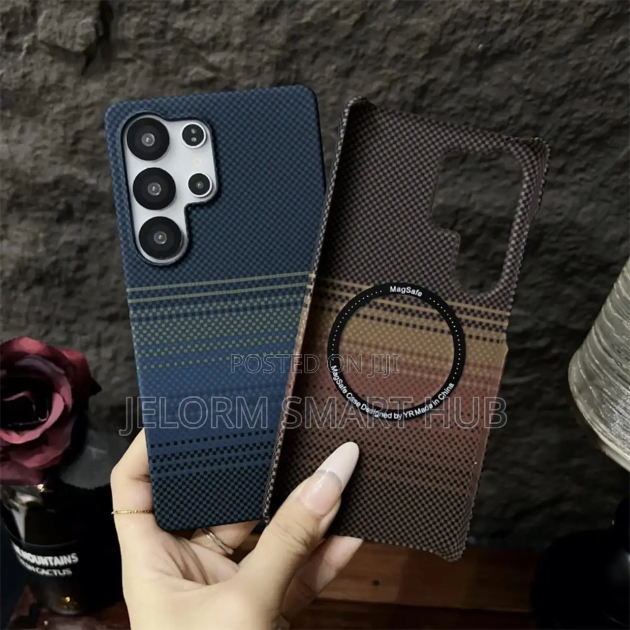 S26 Ultra Carbon Fiber Half Case