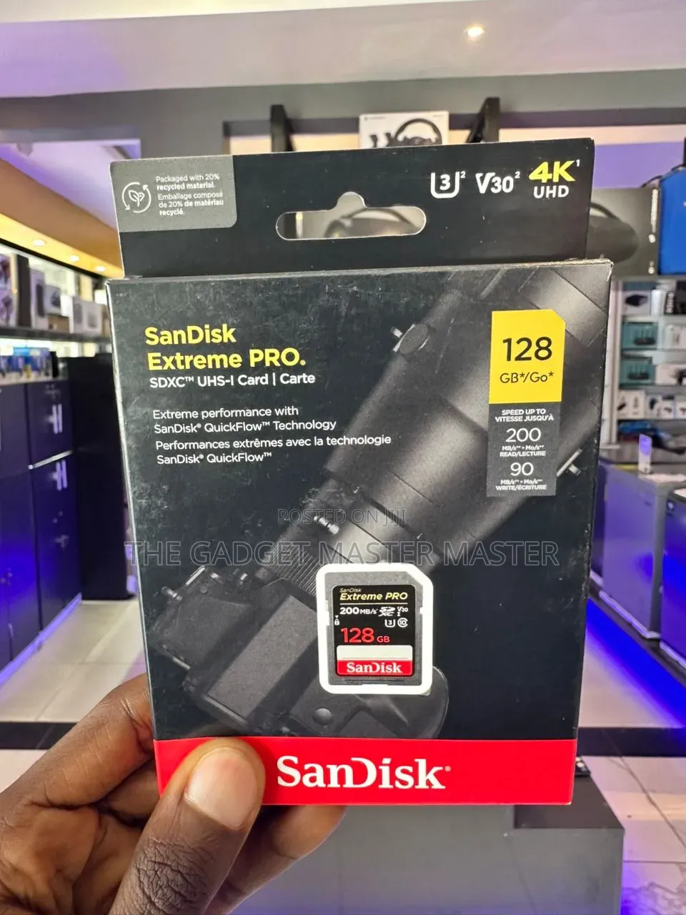 Sandisk Extreme Pro Uhs-I SDXC Memory Card