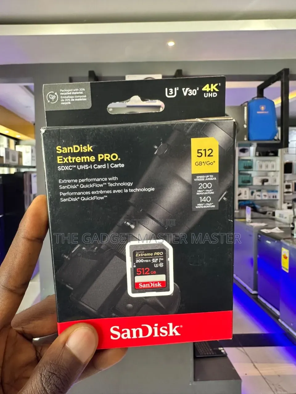 Sandisk Extreme Pro Uhs-I SDXC Memory Card