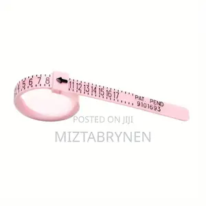 Reusable Ring Sizer Measuring Tool - Pink