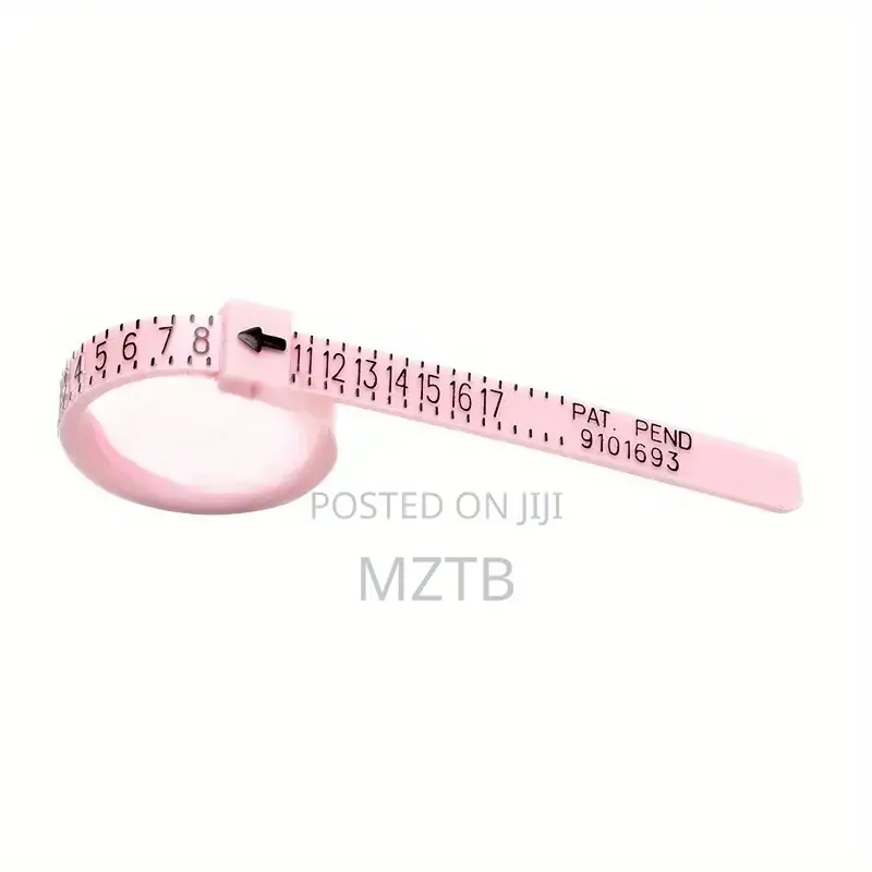 Reusable Ring Sizer Measuring Tool - Pink