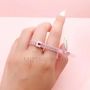 Reusable Ring Sizer Measuring Tool - Pink