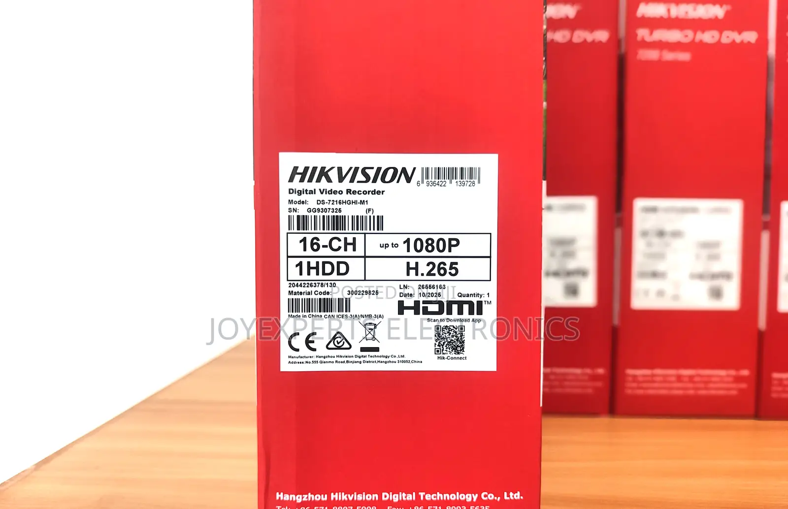 16 Channel Turbo Hd DVR (1080p Lite, H.265 Pro+) Ds-7216hghi-M1