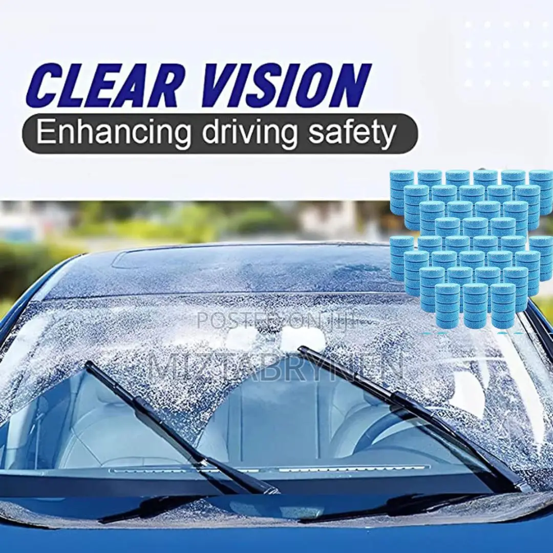 Car Windscreen Cleaner Tablets - 10 Pieces