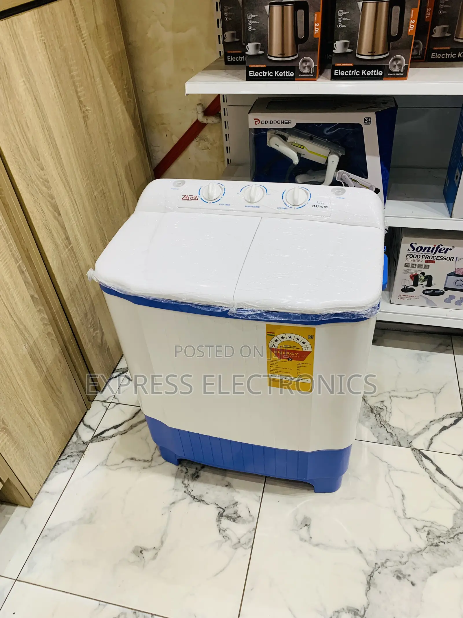 Text 10gig for Your Zara 7kg Topload Twintub Washing Machine