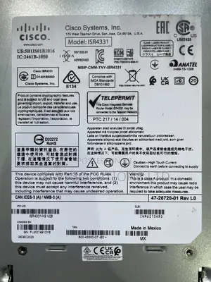 Cisco Router Isr-4331-k9