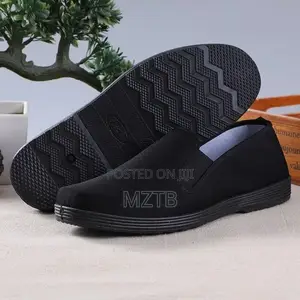Men's Sneakers Casual Canvas Shoes Sport - Black