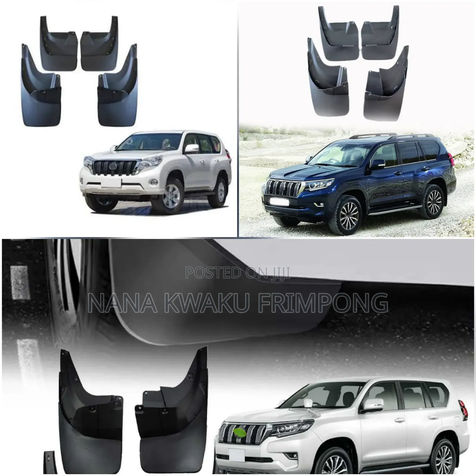 Toyota Land Cruiser Prado Fj15 150 Mudguard or Mud Flap Available