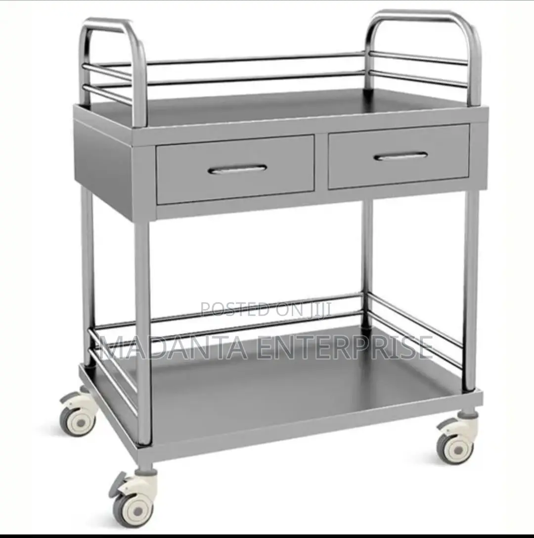 Medical Trolley With 2 Drawers