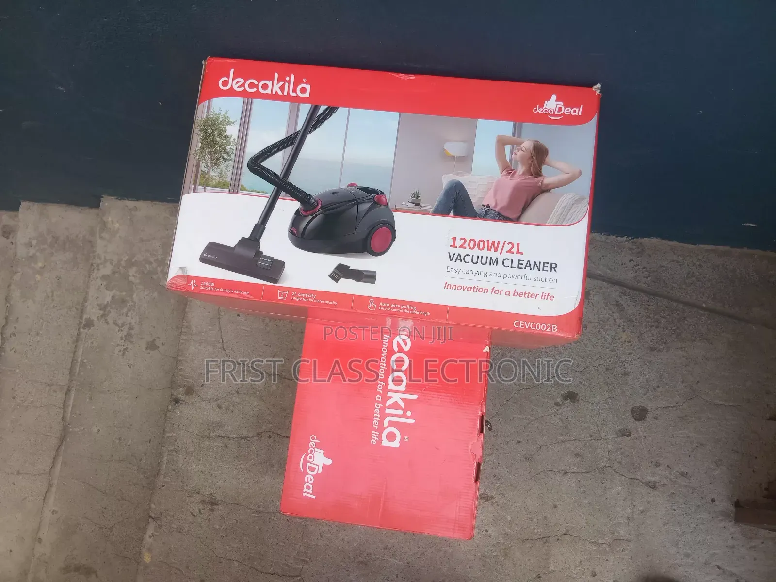 Decakila 1200w Vacuum, Small Effort Big Clean Energy