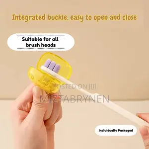 4pc Portable Toothbrush Cover Holder - Multicolor