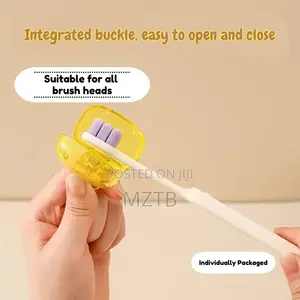 4pc Portable Toothbrush Cover Holder - Multicolor