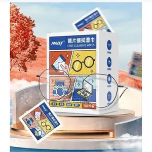 Spectacle Lens Phone Camera Cleansing Wipes - 100 Wipes