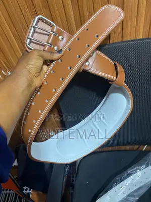 Genuine Leather Waist Support Belt