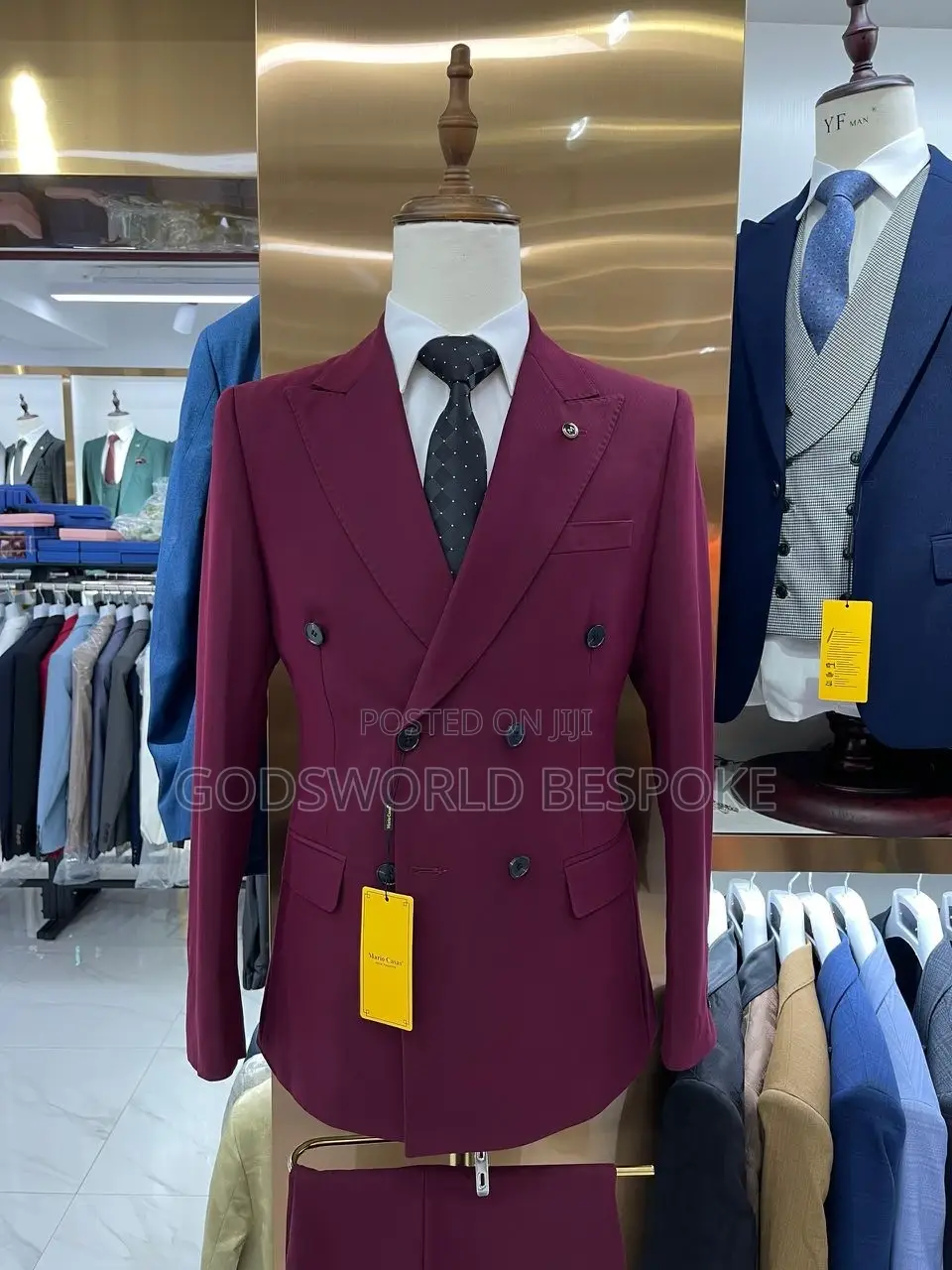 Mario Casas 3pcs Suit