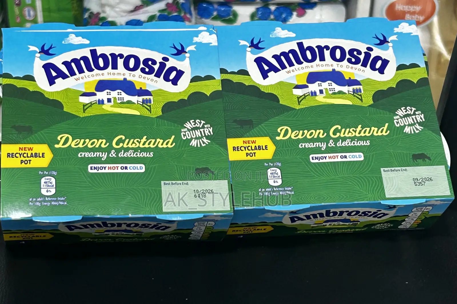 Ambrosia Devon Custard