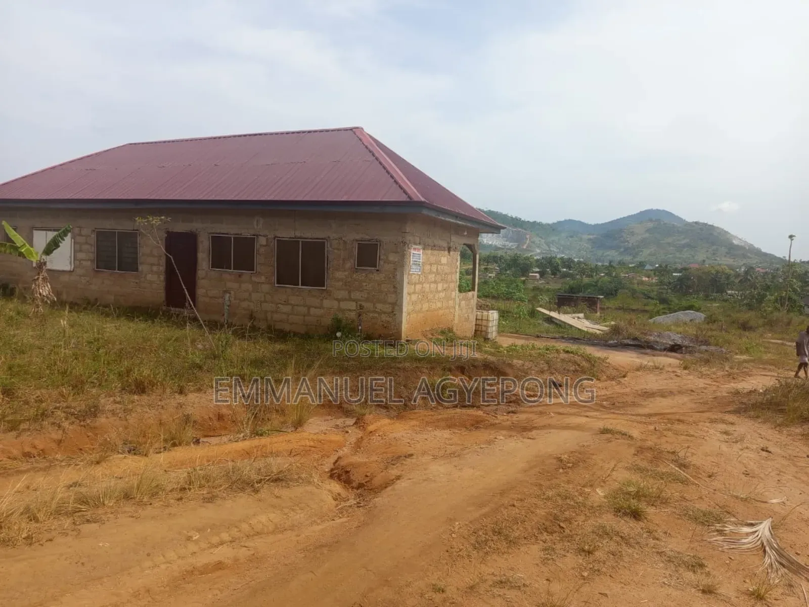 70 by 100 Plot of Land With 2 Bedroom Uncompleted