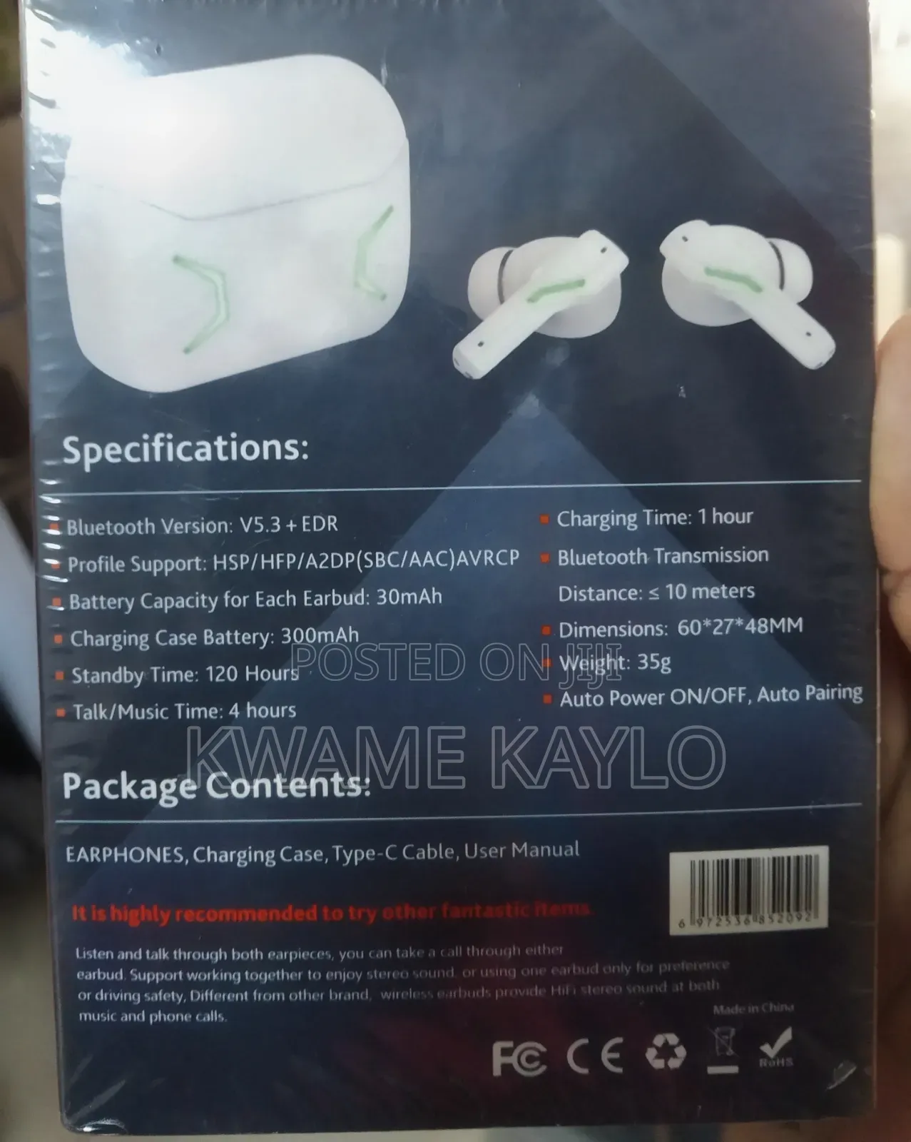 Air Plus TWS Earpod