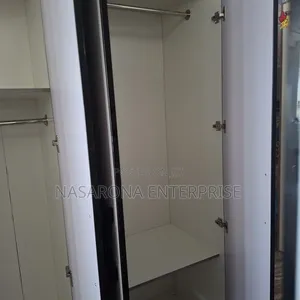 Glossy 4 Door Double Wardrobe 160x55x220cm a-1
