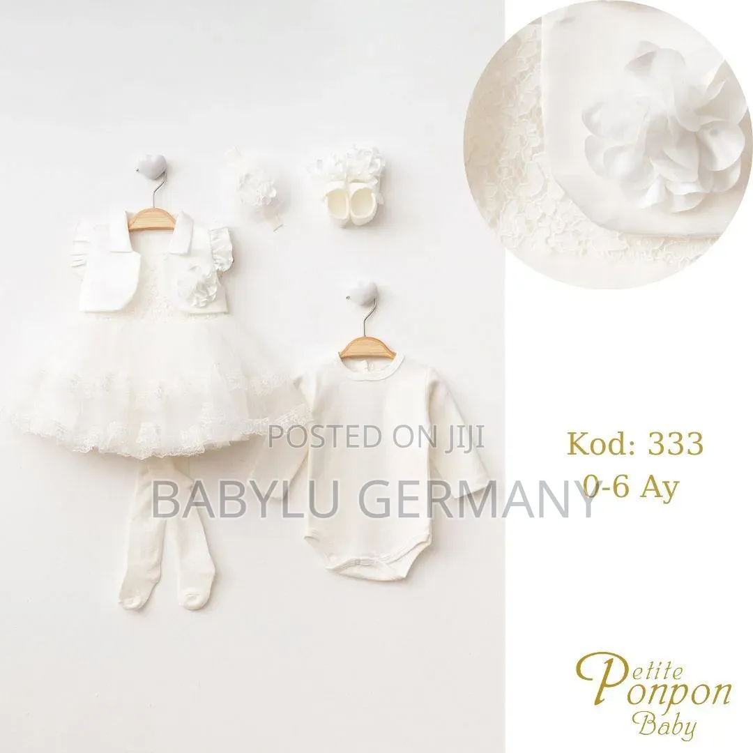 Turkish Luxury White Baby Christening /Baptism Gift Set
