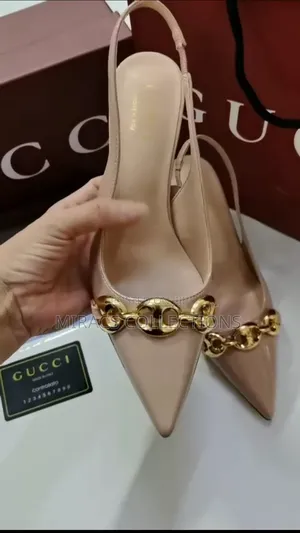 Gucci Interlocking Chain Heels