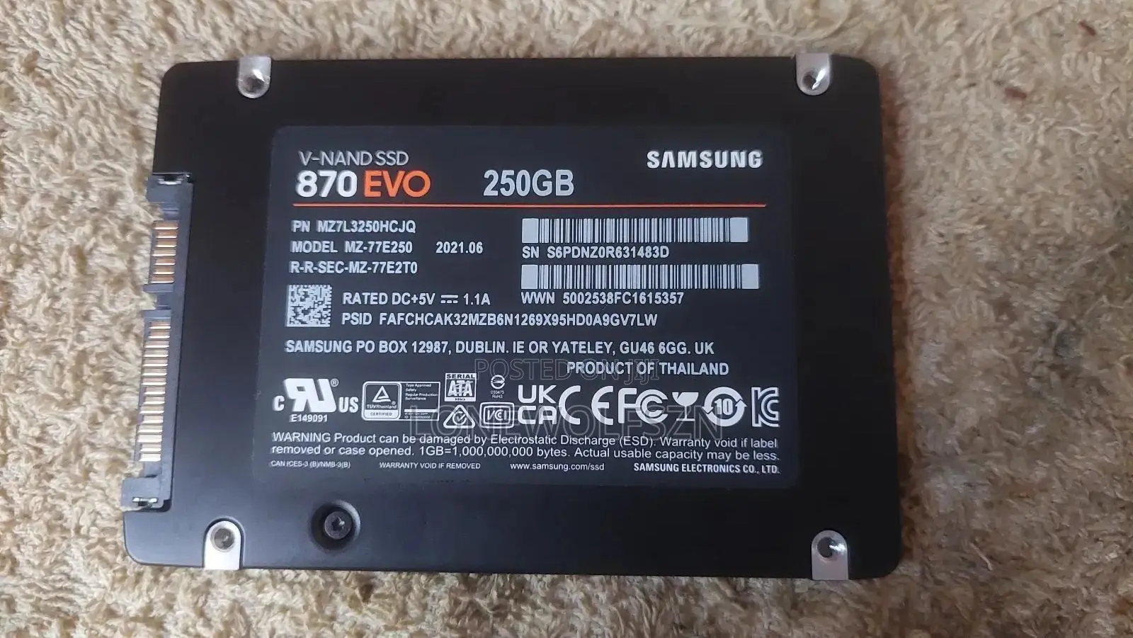 Samsung 250gb Ssd