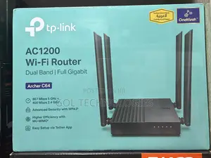 Tp-Link Archer C64 Dual-Band Full Gigabit Wifi Router Ac1200 One Mesh