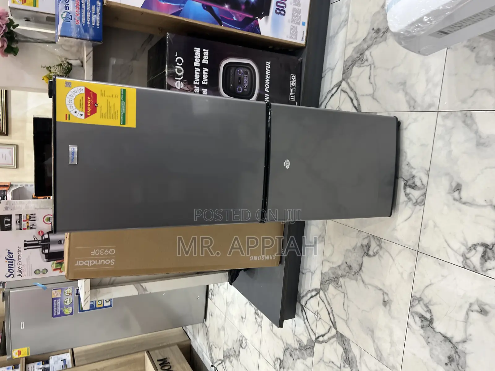 Get Unique Nasco Nasd2-20 158l Double Door Fridge(Dark Gray) 