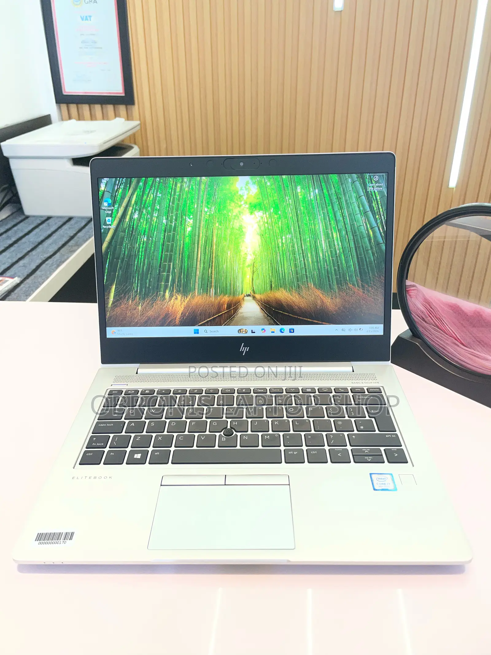 Laptop HP EliteBook 830 G6 8GB Intel Core i7 SSD 256GB