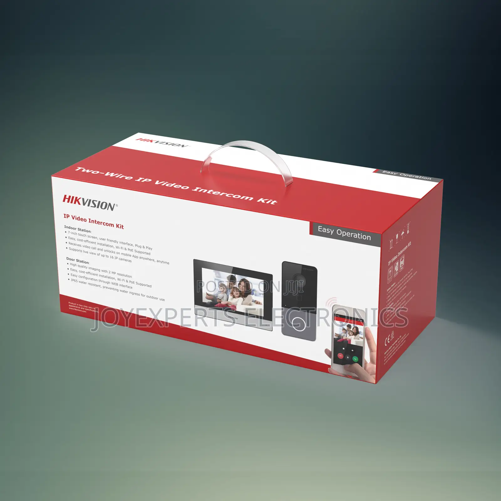 Ip Video Intercom Kit (Wireless Doorbell + Touchscreen)Ds-Kis603-P(C)