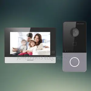Ip Video Intercom Kit (Wireless Doorbell + Touchscreen)Ds-Kis603-P(C)