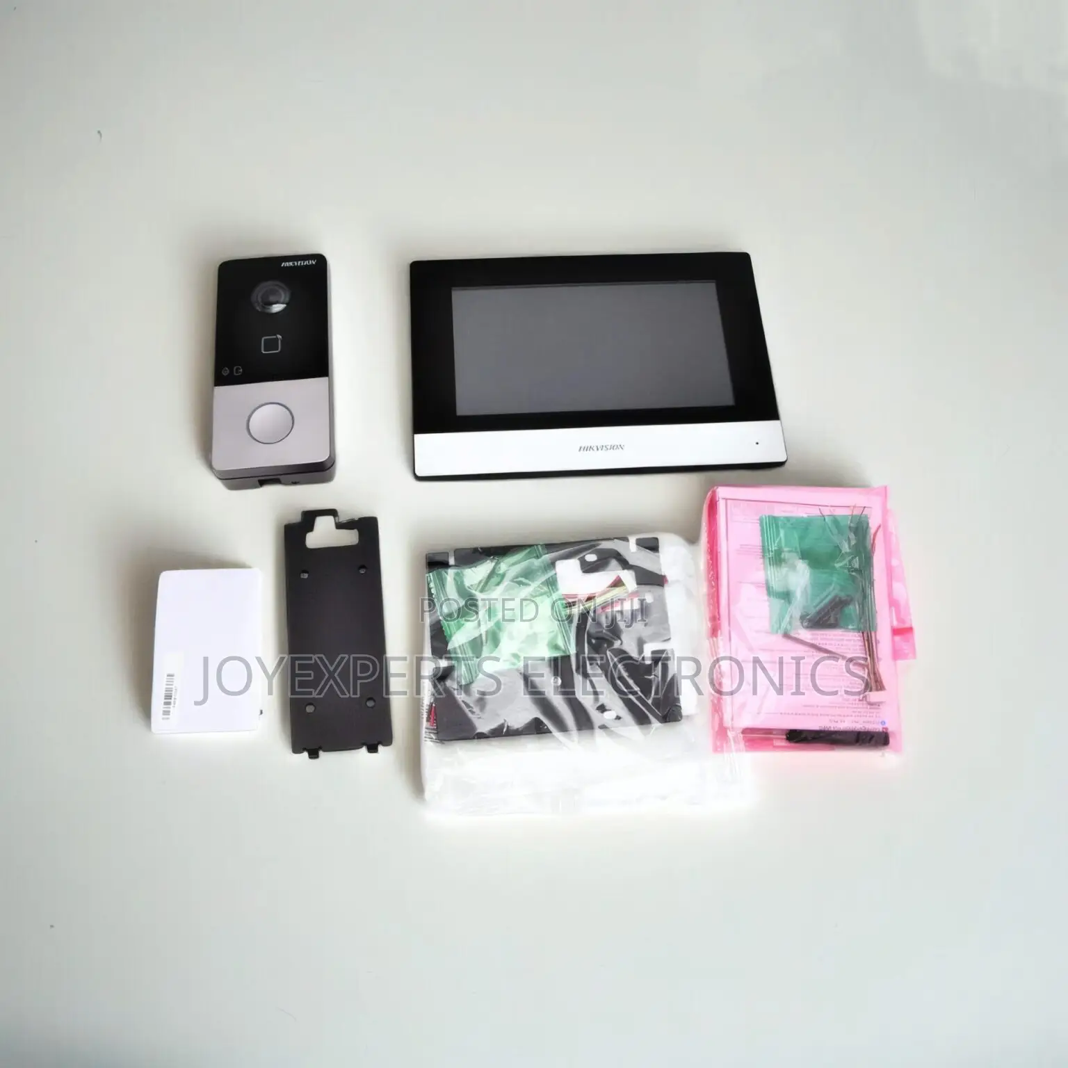 Ip Video Intercom Kit (Wireless Doorbell + Touchscreen)Ds-Kis603-P(C)