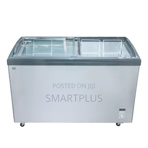 A 239-Litre Nasco Display Chest Freezer With Tempered Glass Lid .