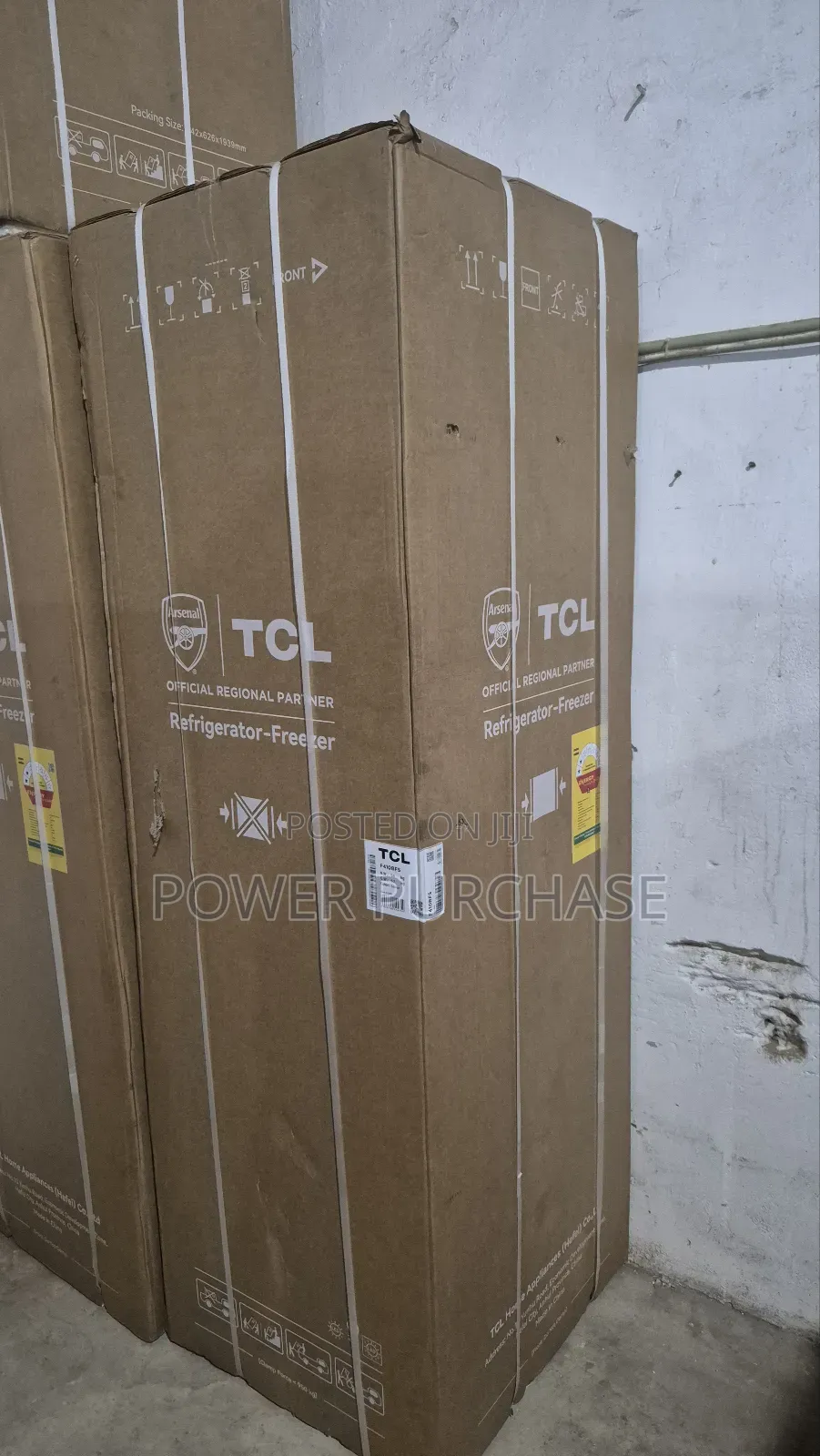 Brand New TCL 309 Litres Double Door Fridge With Dispenser