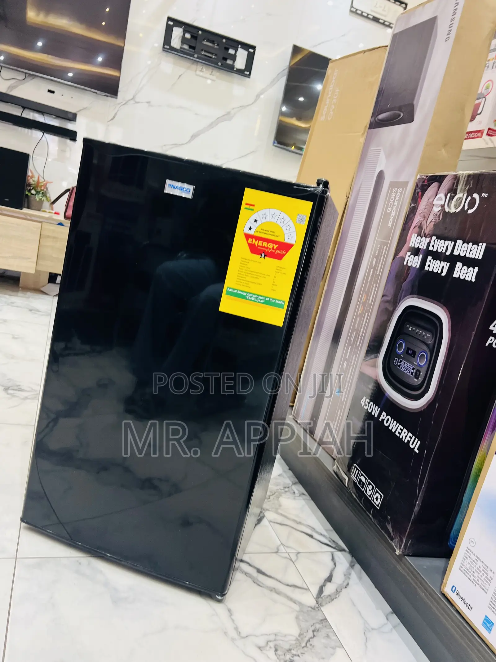 Energy Sufficient Nasco Nasf1-110fl 1 Door Table Top Fridge.