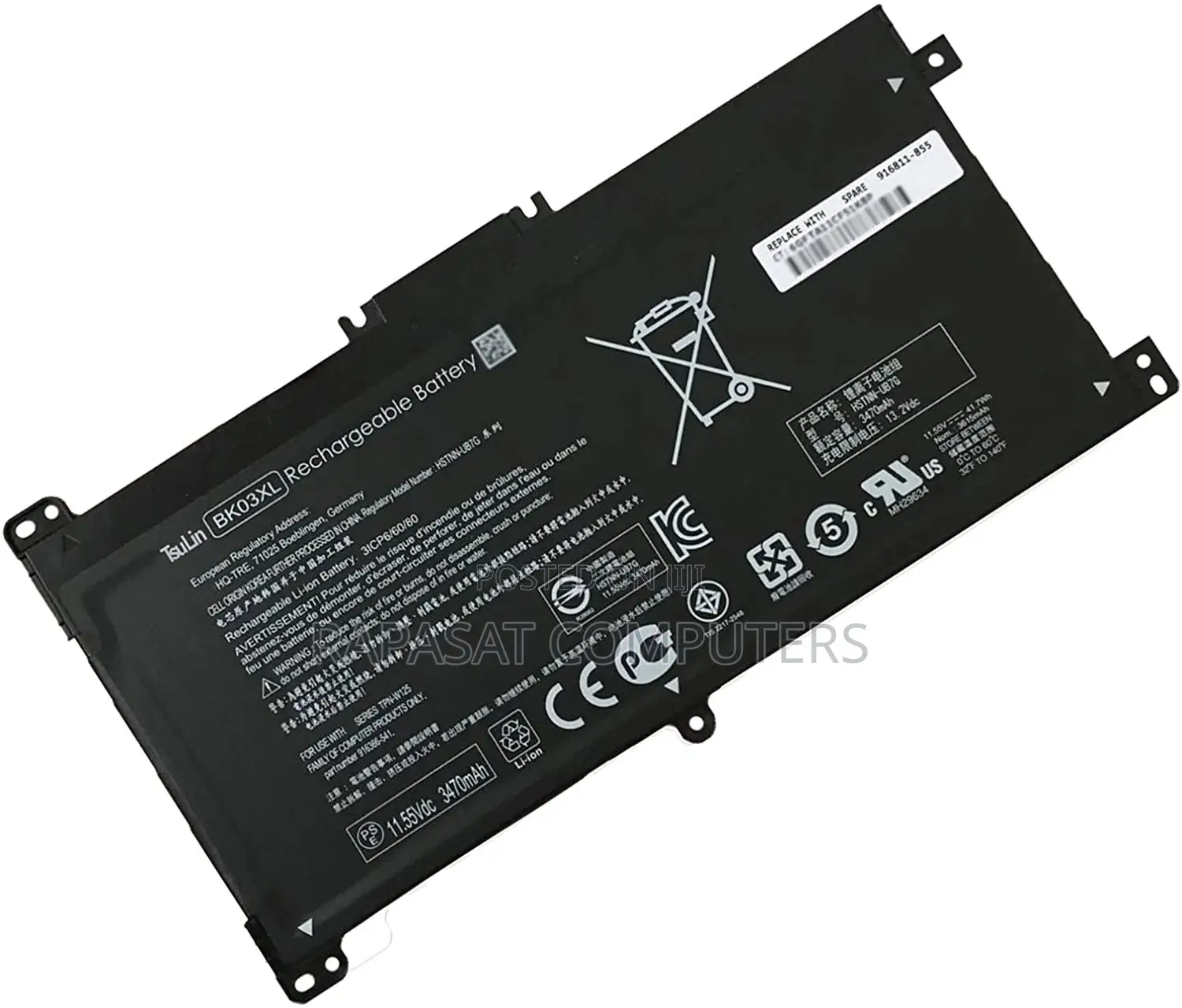 Hp Bk03xl Battery