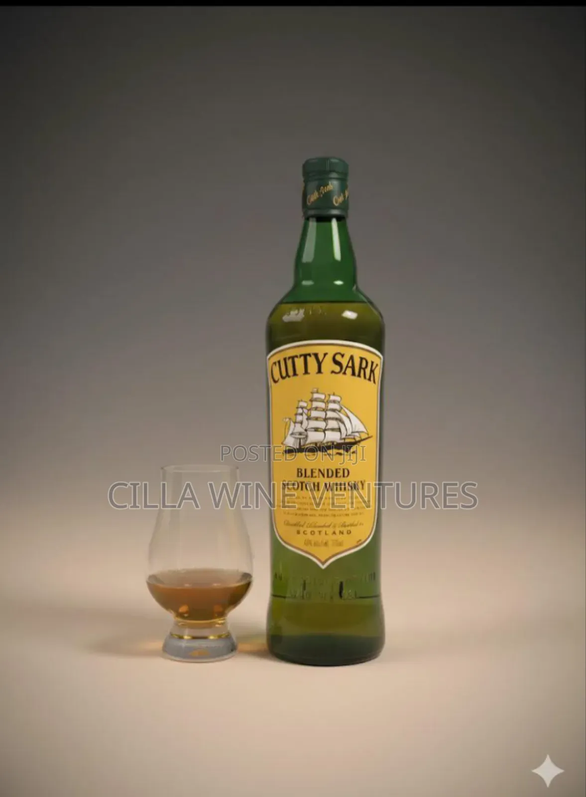Cutty Sark Blended Scotish Whisky 1litre