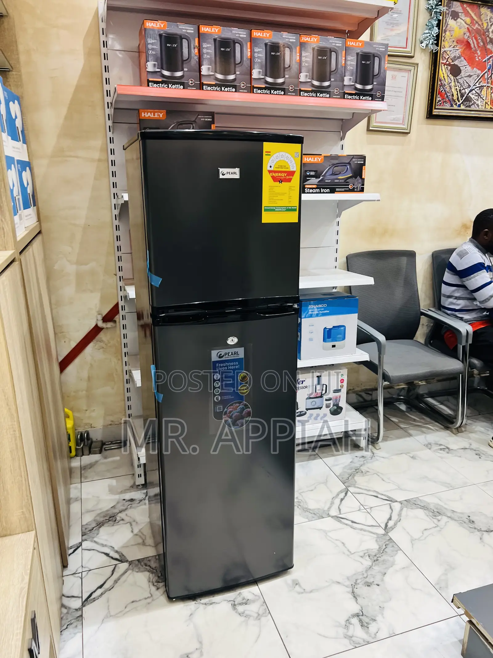 Extremely Cooling Pearl Pf-262tix 2 Door Electric Refrigerator.