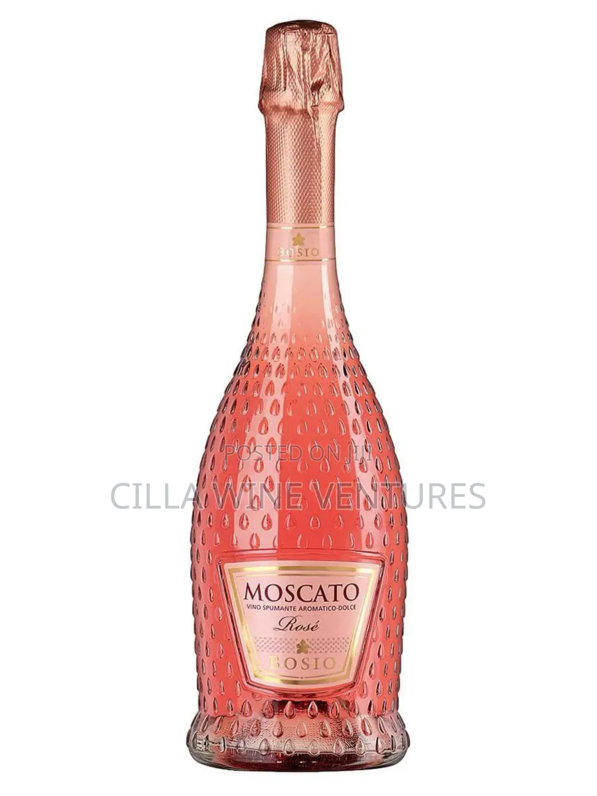 Bosio Moscato Rose Sparkling Wine 75cl