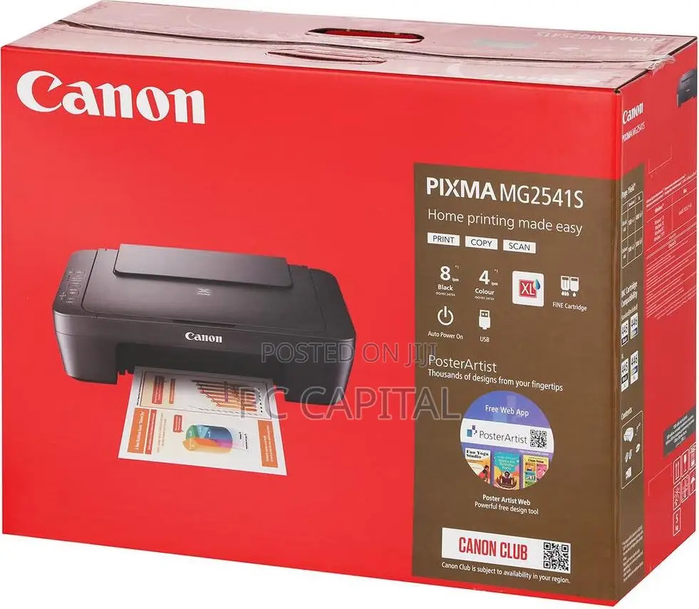 Canon Pixma Mg2541s Color Inkjet All in One Printer