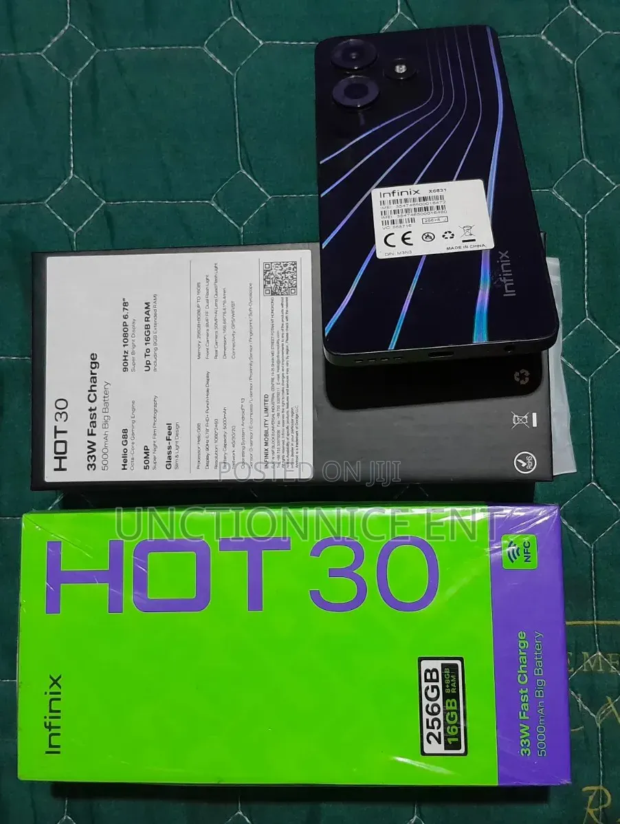 Infinix Hot 30 256 GB Black