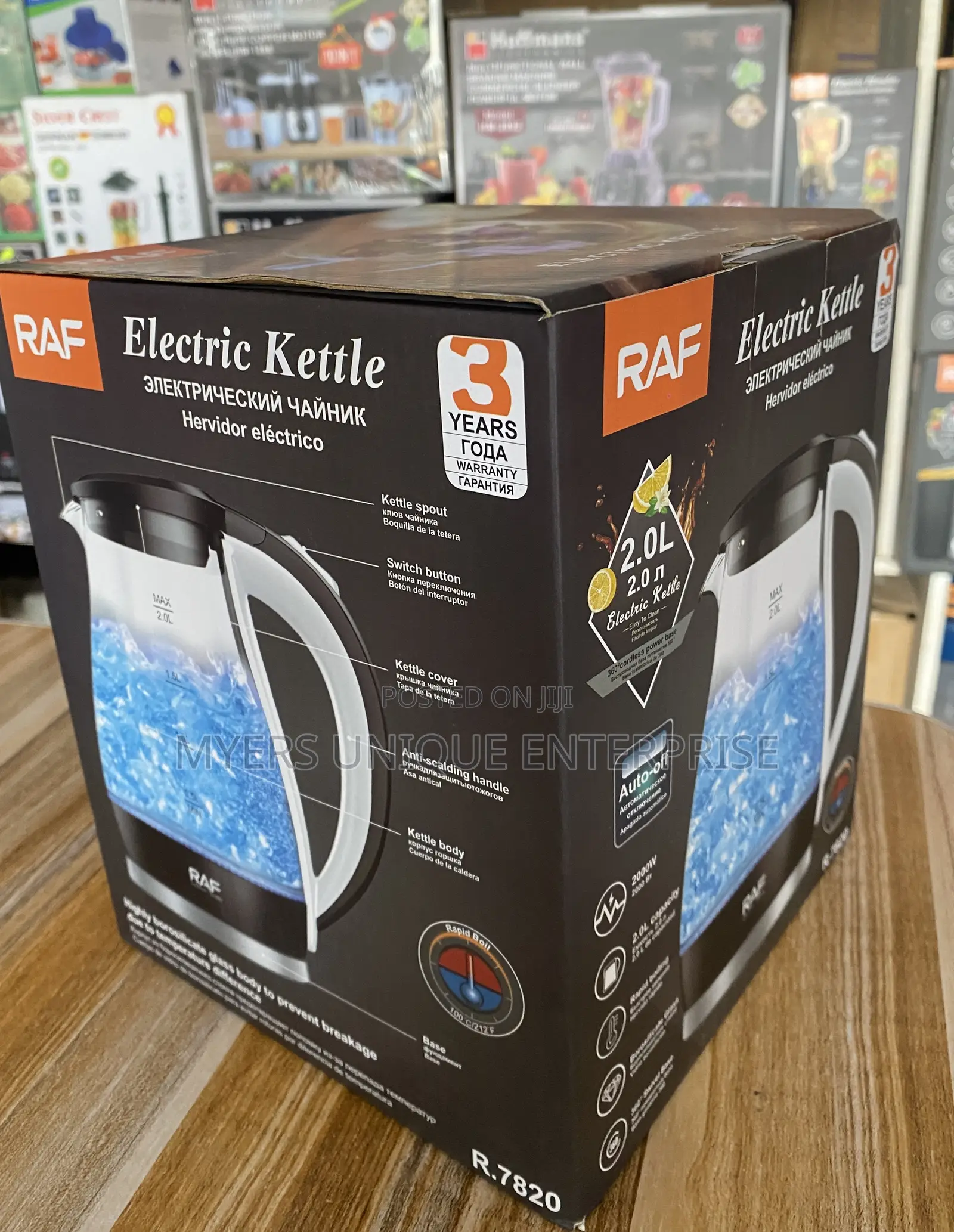Quality Raf 2.0l Glass Kettle