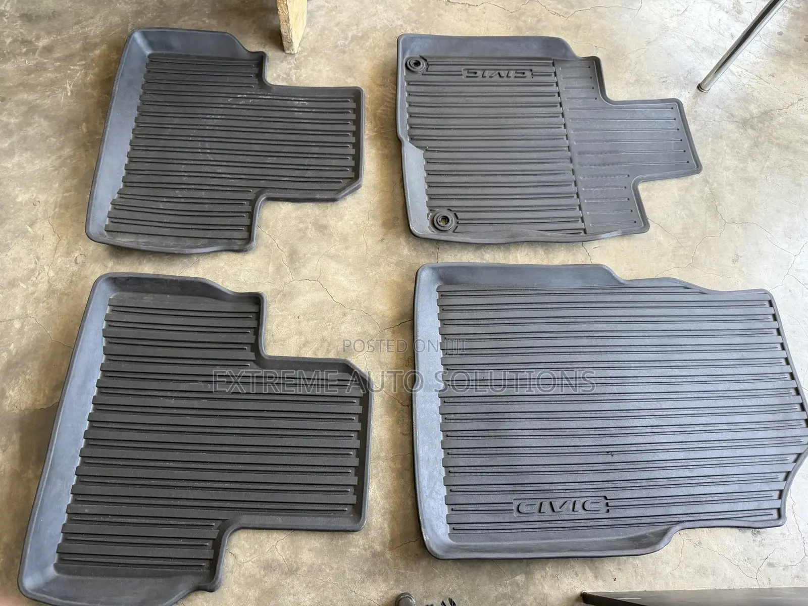 Floor Mats for Original Tray Mat Kit Honda Civic 2022 2023 2024